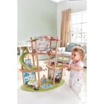 Дървен комплект Hape - Бамбуковата къща на пандите