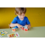 Магнитен конструктор Geomag - Magicube, Животни и карти