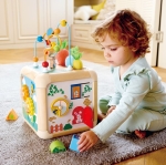 Занимателен куб Hape - С активности, 8 части