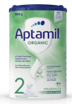 Адаптирано мляко на прах Aptamil- Organic 2, опаковка 800 g