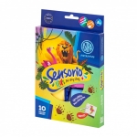 Самовтърдяваща се глина Astra - Sensorio Kids, Jungle, 10 цвята