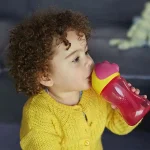 Неразливаща се чаша със сламка Philips Avent - Розова, 300 ml