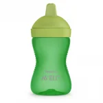 Неразливаща се чаша с твърд накрайник Philips Avent - Зелена, 300 ml