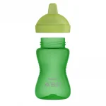 Неразливаща се чаша с твърд накрайник Philips Avent - Зелена, 300 ml