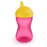 Неразливаща се чаша с твърд накрайник Philips Avent - Розова, 300 ml