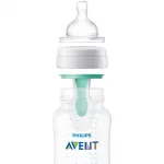 Комплект 2 броя шишета за хранене Philips Avent Anti-Colic, 125 ml - с 1 брой анти-колик клапа AirFree