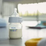 Шише за хранене Philips Avent Anti-Colic, 125 ml - с биберон поток 1, 0м+