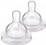 Биберони Philips Avent - Classic Anti-colic Fast, 6m+, 2 броя