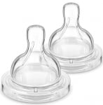 Биберони Philips Avent - Classic Anti-colic Slow за новородено, 0m+, 2 броя