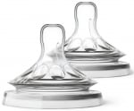 Биберони Philips Avent Natural - С прорез и 3 позиции, 2 броя