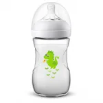 Шише за хранене Philips Avent Natural, 260 ml - с декорация, Дракон