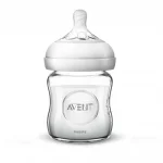 Шише за хранене Philips Avent Natural, 120 ml - стъклено