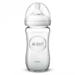 Шише за хранене Philips Avent Natural, 240 ml - стъклено