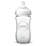 Шише за хранене Philips Avent Natural, 240 ml - стъклено