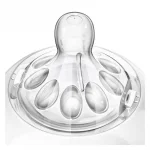 Шише за хранене Philips Avent Natural, 260 ml - с декорация, Хипопотам