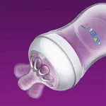 Шише за хранене Philips Avent Natural, 260 ml - Лимитирана серия, Розово