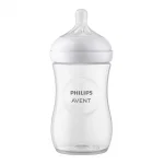 Шише за хранене Philips Avent - Natural Response, 260 ml, с биберон поток 3, 1м+