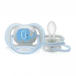 Залъгалка Philips Avent - Ultra Air, Слонче с кутия за стерилизиране, 6-18 m