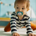 Залъгалки Philips Avent - Ultra Air Happy, с Декорация и надпис с кутия за стерилизиране, 6-18 m, 2 броя