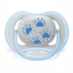 Залъгалки Philips Avent - Ultra Air, с декорация Лапи и мече с кутия за стерилизиране, 6-18 m, 2 броя