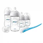 Комплект за новородено Philips Avent Natural PP - с 4 шишета за хранене и залъгалка