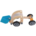 Дървен комплект Hape - Млад изобретател, Автомобил, 37 части