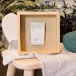 Магична дървена кутия за отпечатък Baby Art - Pure Box, с органична глина