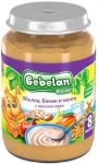 Млечна каша Bebelan Puree - Ябълки, банан и манго с овесени ядки, 190 g