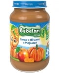 Плодово пюре Bebelan Puree - Тиква, ябълки и моркови, 190 g