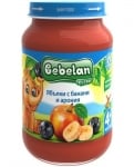 Плодово пюре Bebelan Puree - Ябълки, банани и арония, 190 g