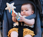 Бебешка мека дрънкалка на стик Taf Toys - Звезда