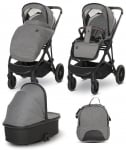 Бебешка количка 2 в 1 Lorelli - Aria, Black