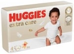 Бебешки пелени Huggies - Extra Care 4, 60 броя