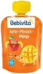 Био плодова закуска Bebevita - Ябълка, праскова и манго, 90 g