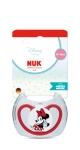 Силиконова залъгалка NUK - Perfect Match Air, Mickey Mouse, Червена, 6-18 m