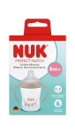 Чаша със силиконов накрайник NUK - Perfect Match, 150 ml, 6+ m, Маймуна