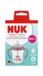 Чаша със сламка NUK - Perfect Match, 150ml, 8+ m, Мечка