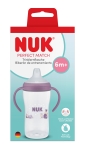 Чаша със силиконов накрайник NUK - Perfect Match, 260 ml, 6+ m, Хипопотам