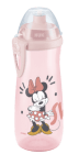 Шише NUK - Sports cup, Mickey, 450 ml, 24+ месеца, сиво