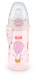 Чаша със силиконов накрайник NUK - Active Cup, 300 ml, 12+ месеца, Розова