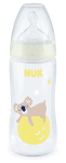 Шише със силиконов биберон NUK - First Choice, Night, Коала, TC, 6-18 месеца