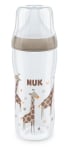 Шише със силиконов биберон U NUK - Perfect Match, 6м+, 360 ml, Жираф