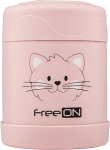 Термо контейнер за храна Freeon - 350 ml, Неръждаема стомана, Сив