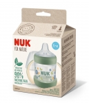 Шише за сок със силиконов накрайник NUK for Nature - 6+ месеца, 150 ml, Зелено