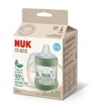 Шише за сок със силиконов накрайник 6+ месеца NUK for Nature - 150 ml, зелено