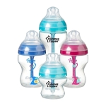 Биберони Tommee Tippee - Advanced Anti Colic, Slow 1 капкa, 0 m+, 2 броя