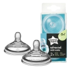 Биберони Tommee Tippee - Advanced Anti Colic, Slow 1 капкa, 0 m+, 2 броя