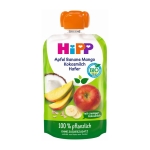 Био плодова закуска Hipp Hippis - Ябълка, банан, манго, кокосово мляко и овес, 100 g