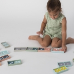 Образователна игра Taf Toys - Домино Рали, XL