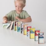 Образователна игра Taf Toys - Домино Рали, XL